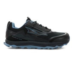 Altra Lone Peak All-Wthr Low Trail Running Shoes Black Blue Women