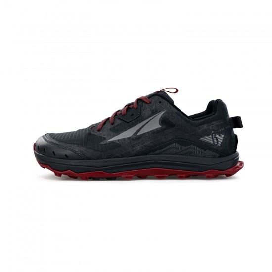 Altra Lone Peak 6 Trail Running Shoes Black Grey Men