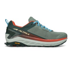 Altra Olympus 4 Walking Shoes Green Orange Men