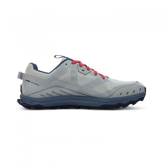 Altra Lone Peak 6 Trail Running Shoes Grey Blue Men