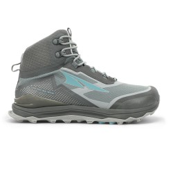 Altra Lone Peak All-Wthr Mid Hiking Shoes Grey Green Women