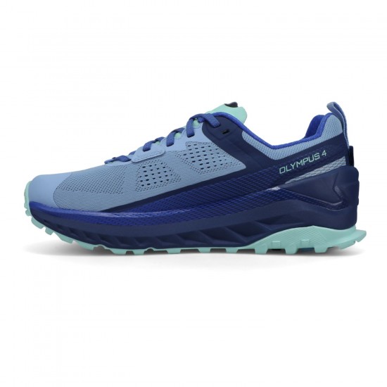 Altra Olympus 4 Walking Shoes Navy Light Blue Women